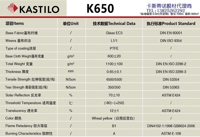 卡斯蒂诺-K650